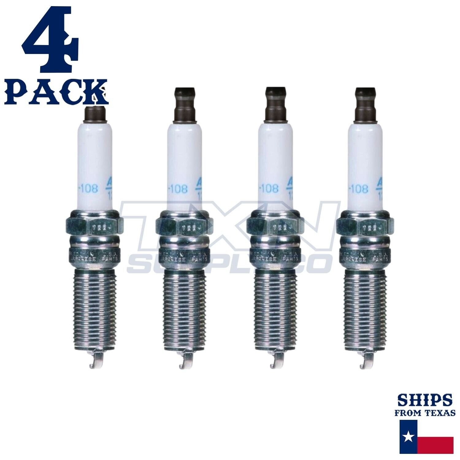 4 Pack Genuine GM ACDelco Iridium Spark Plugs 41-108