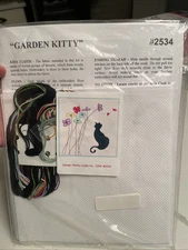 NEW sealed Design Works Crafts GARDEN KITTY cat Counted CROSS STITCH KIT #2534  