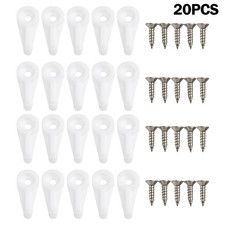 Clips de Fixation Miroir Mural Monté Montage Mural Garde-Robe Placards