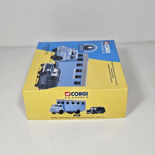 CORGI CLASSICS 1:50 & 1:43 THAMES VALLEY POLICE SET BEDFORD & MINI VAN 08006 Box - Picture 5 of 10