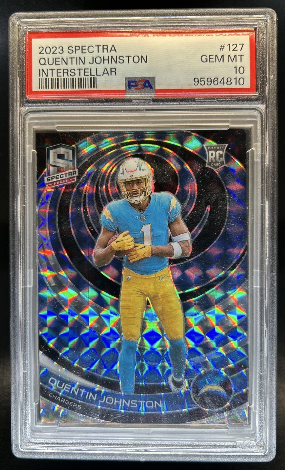 Quentin Johnston Panini Spectra #127 Interstellar