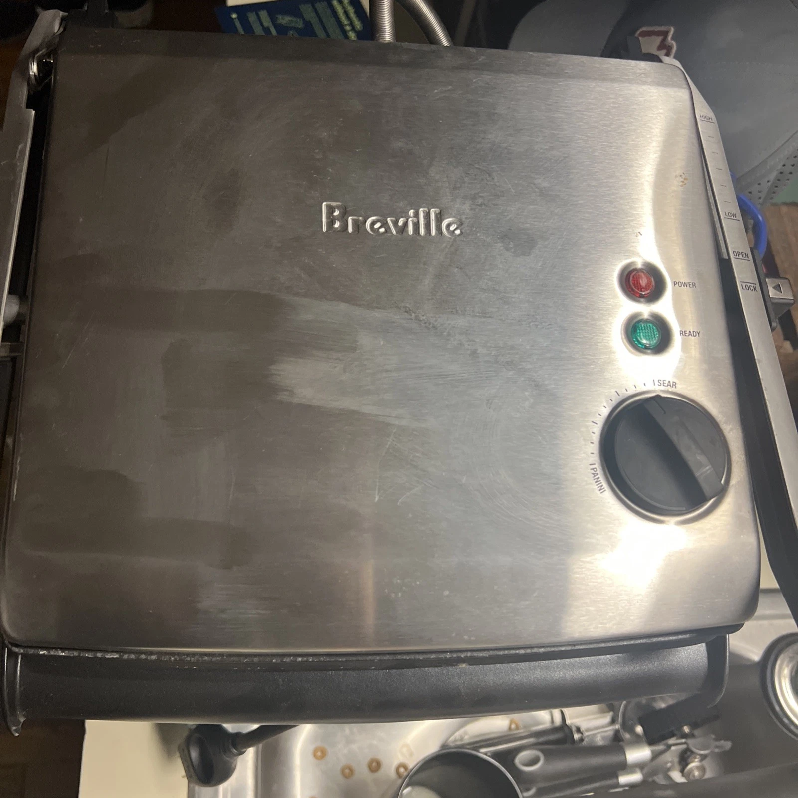 BREVILLE Panini Sandwich Grill Press BGR200XL Professional Grade Works Perfect
Opens in a new window