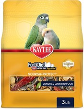 Kaytee Forti-Diet Pro Health Egg-Cite Pet Conure  Lovebird Food, 3 Pound