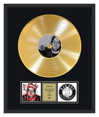 THE NOTORIOUS B.I.G. - CD Gold Disc LP Record Display - DUETS THE FINAL CHAPTER