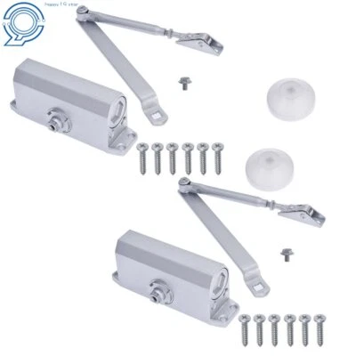 HAPPY19STAR 99lbs Commercial Door Closer Heavy Duty Residential Hydraulic Auto Door-Closer