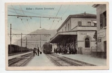 COLICO - Railway Station - TRAIN - Animated - Travelled - Year 1931