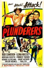 THE PLUNDERERS Movie POSTER 27x40 B Jeff Chandler John Saxon Dolores Hart Marsha