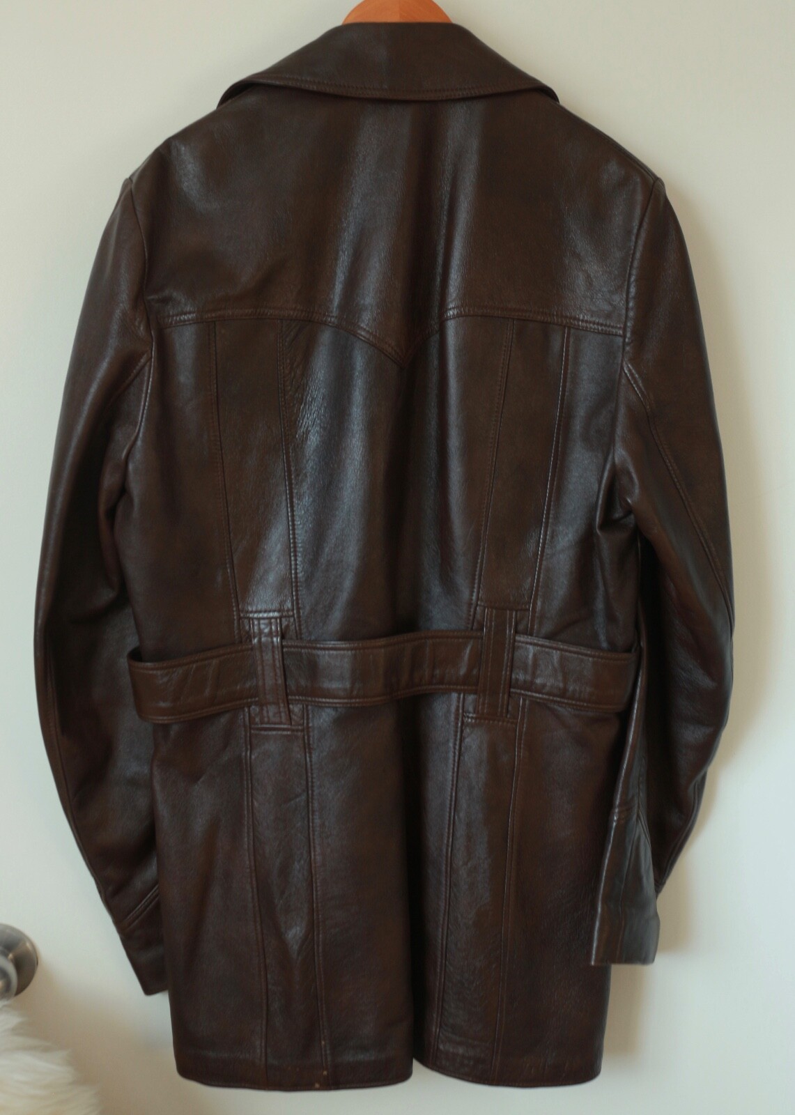 Vintage Leather Jacket Made in Canada Men's Gem