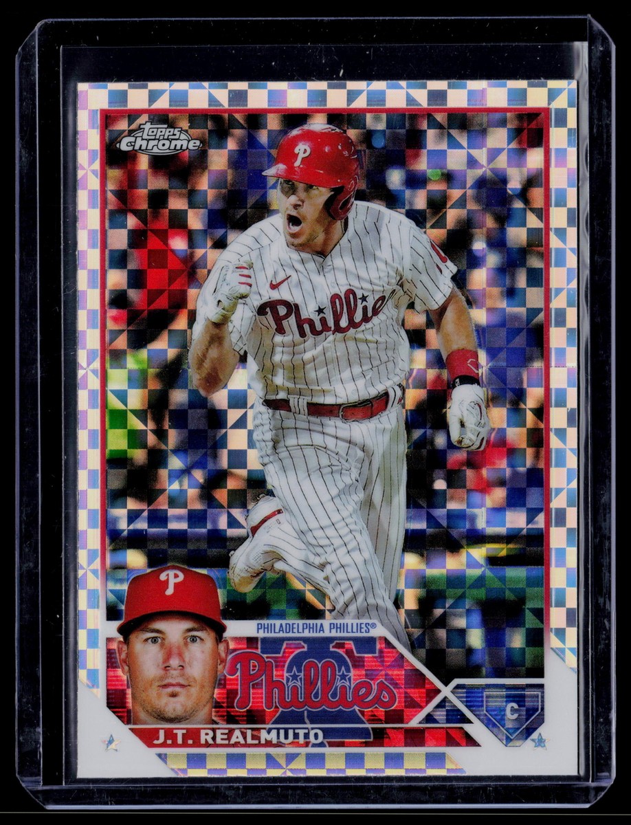 2023 Topps Chrome Baseball X-Fractor J. T. Realmuto #30
