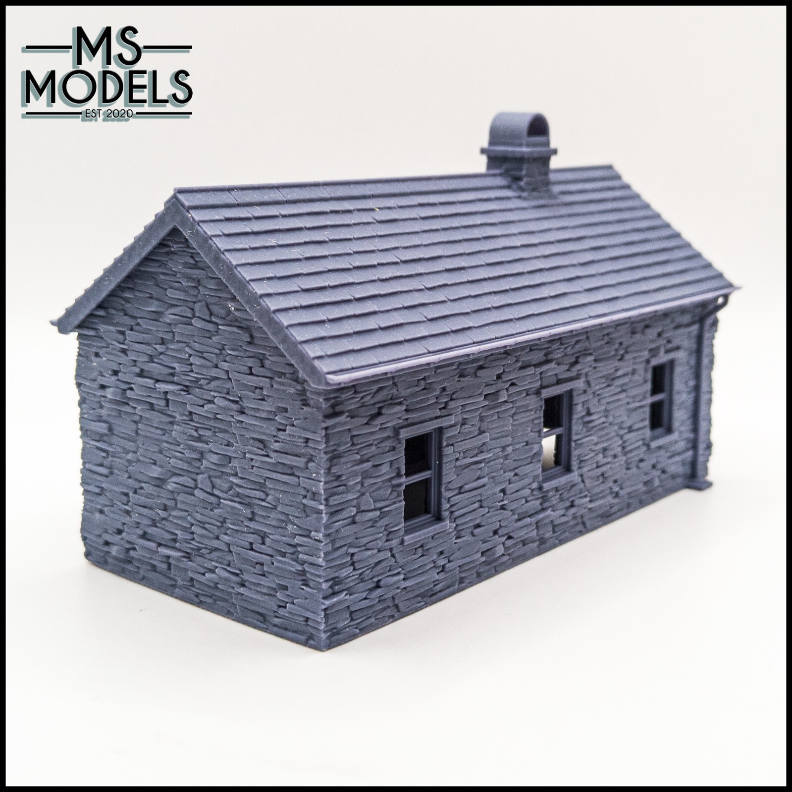 Narrow Gauge Slate Built Engine Shed for 009 OO9/O16.5 Model Railway ...