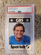 1981 Spot-Bilt #5 PSA 4 George Brett Great Eye Appeal!!