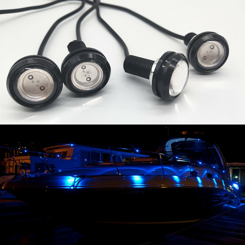 Luci LED Marine Luci LED Per Barche 12V - 10 Pezzi | Luce Di Navigazione Prua E Poppa | Impermeabili E Facili Da Installare Luci Navigazione Barche - 6