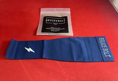 Bruce Bolt- NAVY- Baseball Arm Sleeve- Size: Adult (SM/MD) Older 2022 Version⚡️