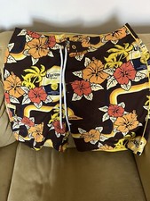 Men  s Corona Swim Trunks. Size Large Flower Pattern 
