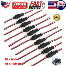 20X Car Electrical Wire Cable 2Pin Connector Way Plug Kit Male Female Waterproof