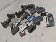 Lot of 19 Micro Switch limit switches and associated parts