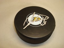 Brandon Montour Signed Anaheim Ducks Hockey Puck Autographed 1C