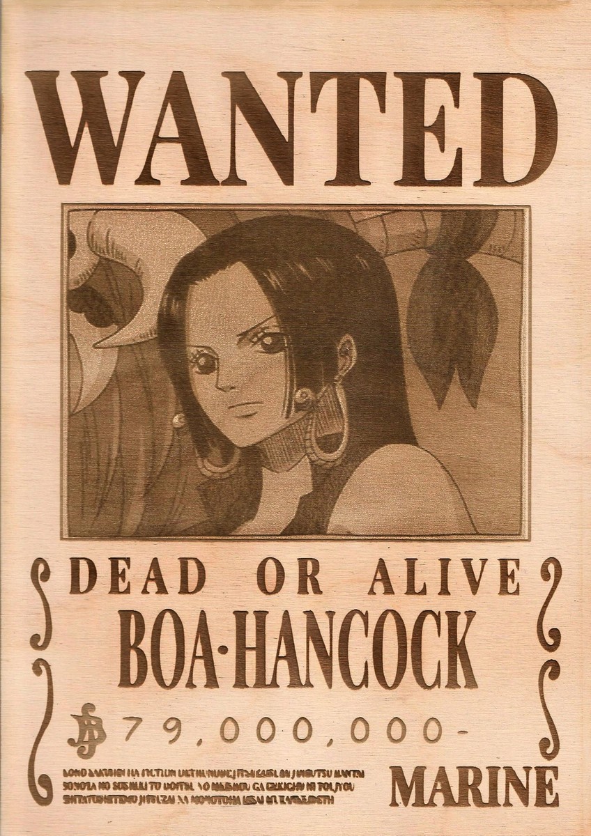 One Piece - Boa Hancock Wanted Poster | eBay