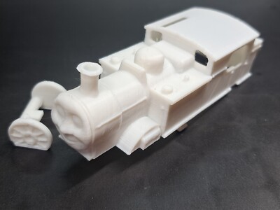 MISPRINT READ, Thomas Trackmaster White 3D Printed OLIVER Shell Custom
