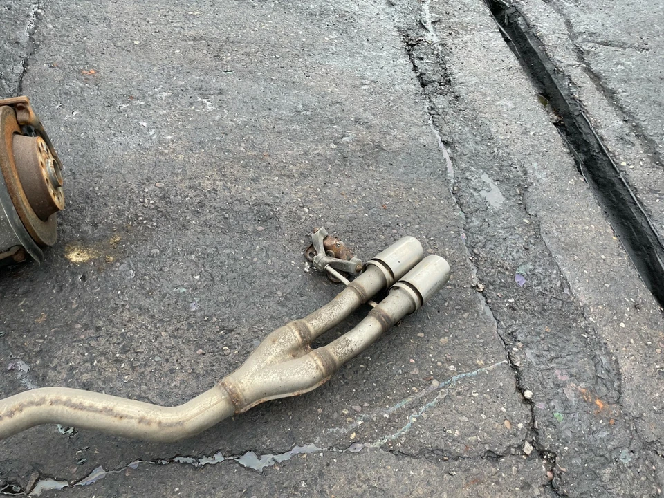 VOLKSWAGEN PASSAT CC GT B7 2012 2.0 DIESEL EXHAUST CENTRE PIPE BACK BOX - Image 4 of 4