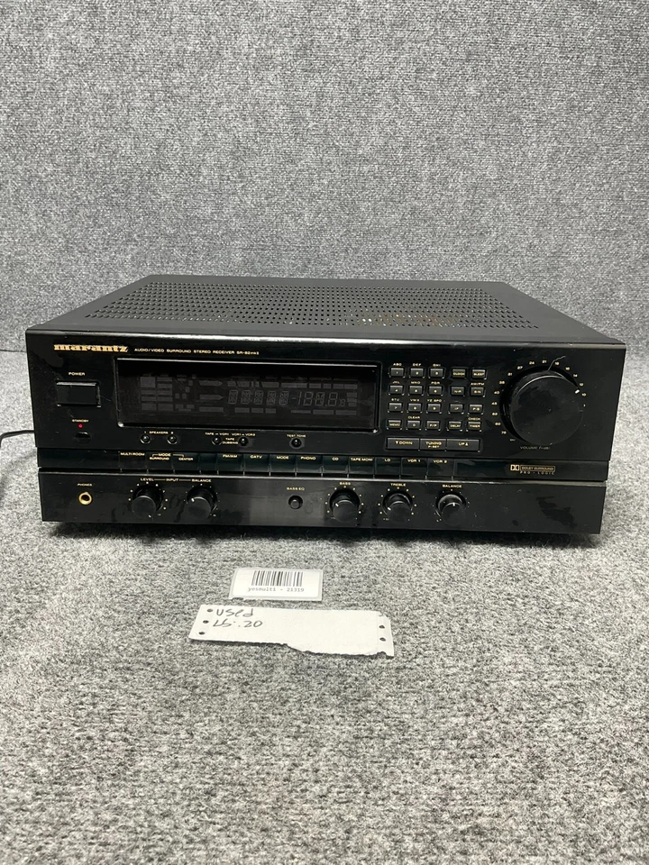 Marantz SR-82MKII Receiver 🎶 Dolby Pro Logic Surround Sound – Black - Image 3 of 4