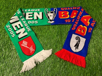 Écharpe Match Werder Brême Vs Bâle 2005 – Ligue Des Champions, Collector