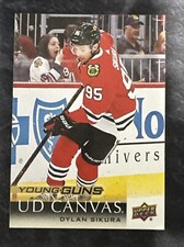 2018-19 Upper Deck UD Canvas Young Guns C237 Dylan Sikura Chicago Blackhawks