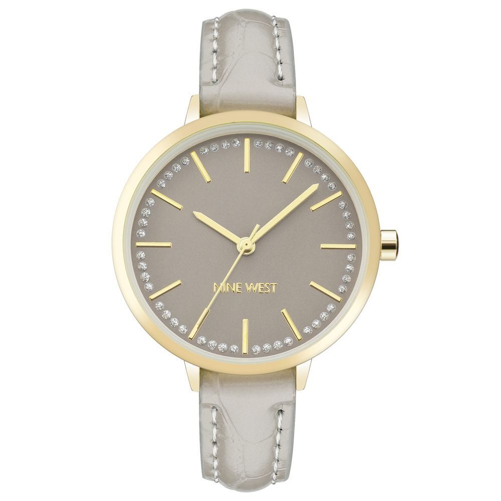 Elegant Nine West Gold-Tone Women's Watch for Timeless Style