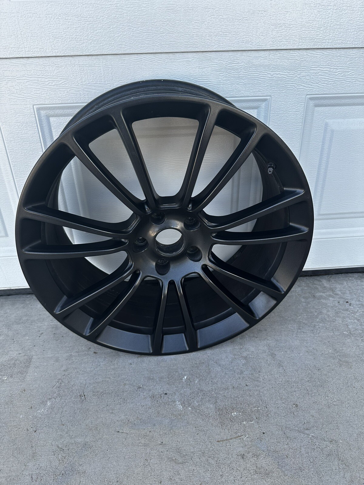 2015-2021 MCLAREN 570S FRONT WHEEL RIM 19X8 LIGHTWEIGHT GREY *scratched* 5x112