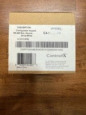 Control4 Configureable Keypad, RS-485 Bus Dec...