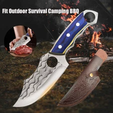 5in Japanese Multipurpose Kitchen Cleaver Meat Knife Fruit Outdoor Survival Fit