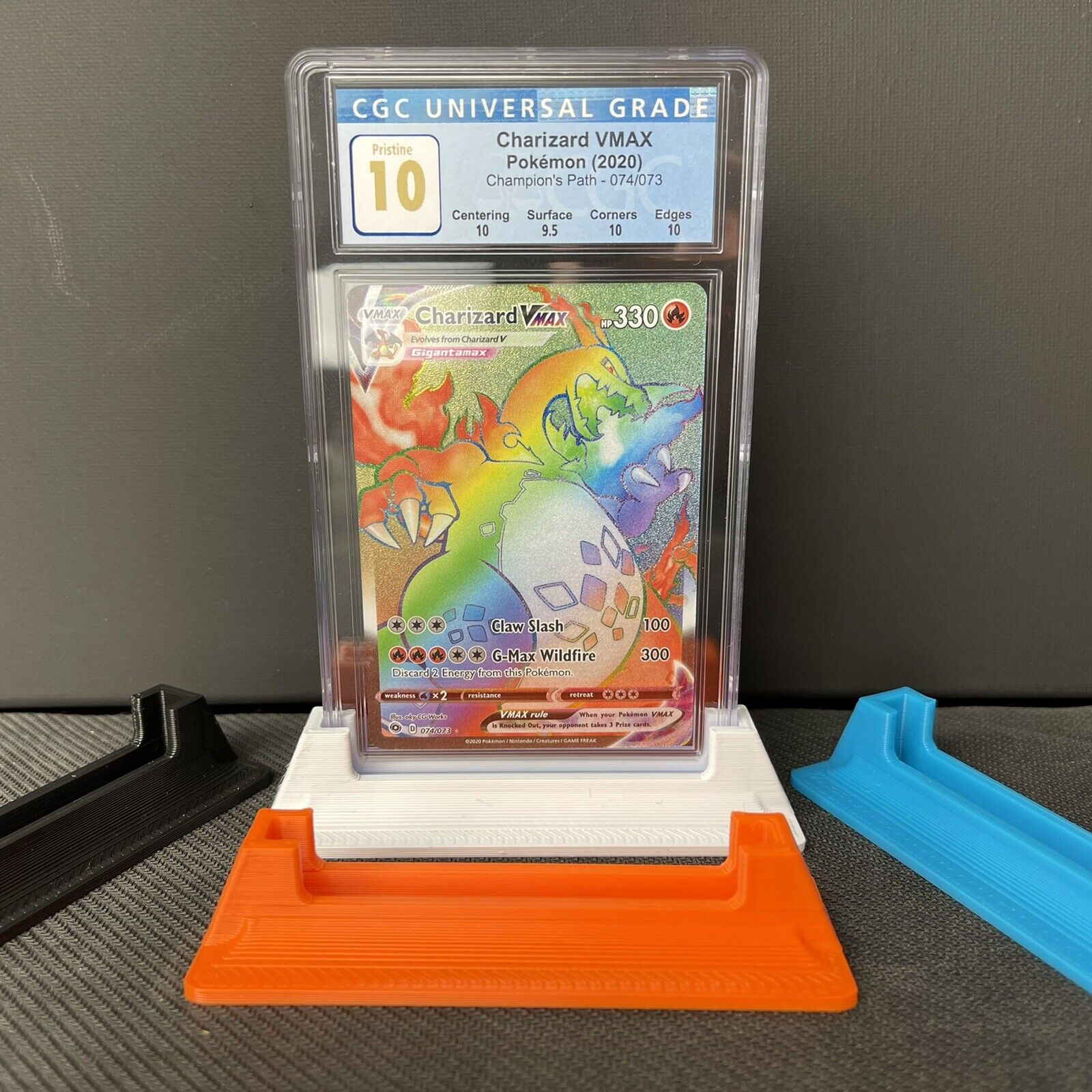 Trading Card Display Stand for Pokémon, Yu-Gi-Oh!, MtG, Sports, etc.