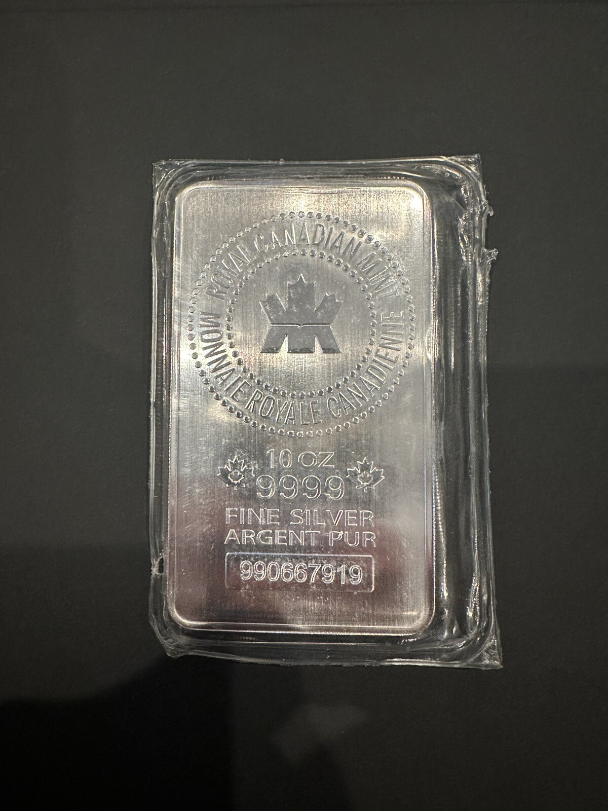 10 oz (RCM) Royal Canadian Mint Silver Bar eBay