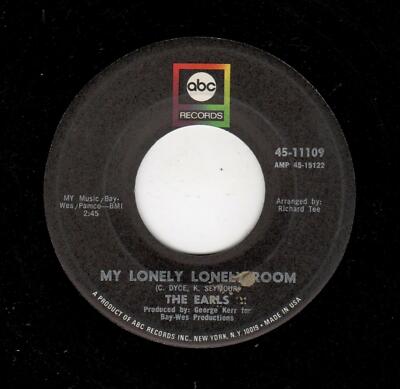 NORTHERN SOUL-EARLS-ABC 11109-MY LONELY LONELY ROOM/IT'S BEEN A LONG TIME COMING