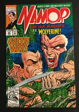 NAMOR SUB MARINER 24 JOHN BYRNE COVER VOL 1 WOLVERINE NAMORITA AVENGERS GREEN