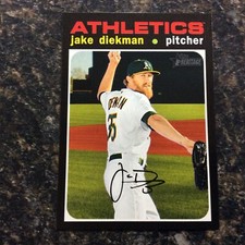 2020 Topps Heritage High Number - #645 Jake Diekman
