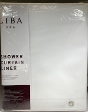 Liba Shower Curtain Liner 72" x 72", 10G, Frosted, Mildew Resistant, PEVA