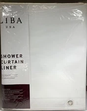 Liba Shower Curtain Liner 72"72", 10G, Frosted, Mildew Resistant, PEVA