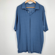 Peter Millar Polo Mens XXL Blue Seaside Short Sleeve