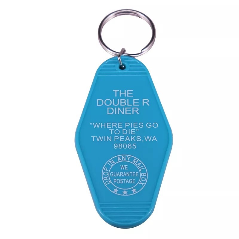 Twin Peaks Double R Diner Key Ring Inspired Key Chain