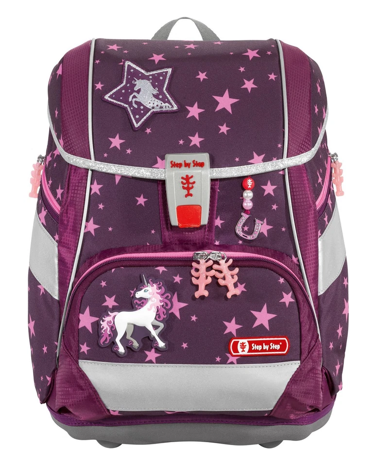 Step by Step 2in1 Plus Schulranzen-Set 6-teilig Unicorn Nuala beere - Bild 2 von 4