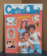 CARTONI IN TIVU' n 84 CON POSTER EDIZIONE TV 1982 COME NUOVO