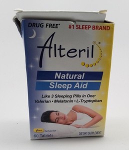 Alteril - Sleep Aid All Natural - 60 Tablets exp 10/2020 ...