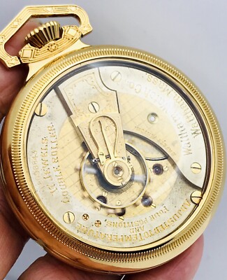 Serviced Only 800 Made 2 Tones 1910 Waltham 18S 17J Gr 836 Pocket