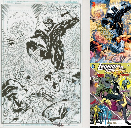 Gerry Conway Firestorm Legends of Tomorrow #3 Pg. 4 Original Kunst Eduardo Pansica