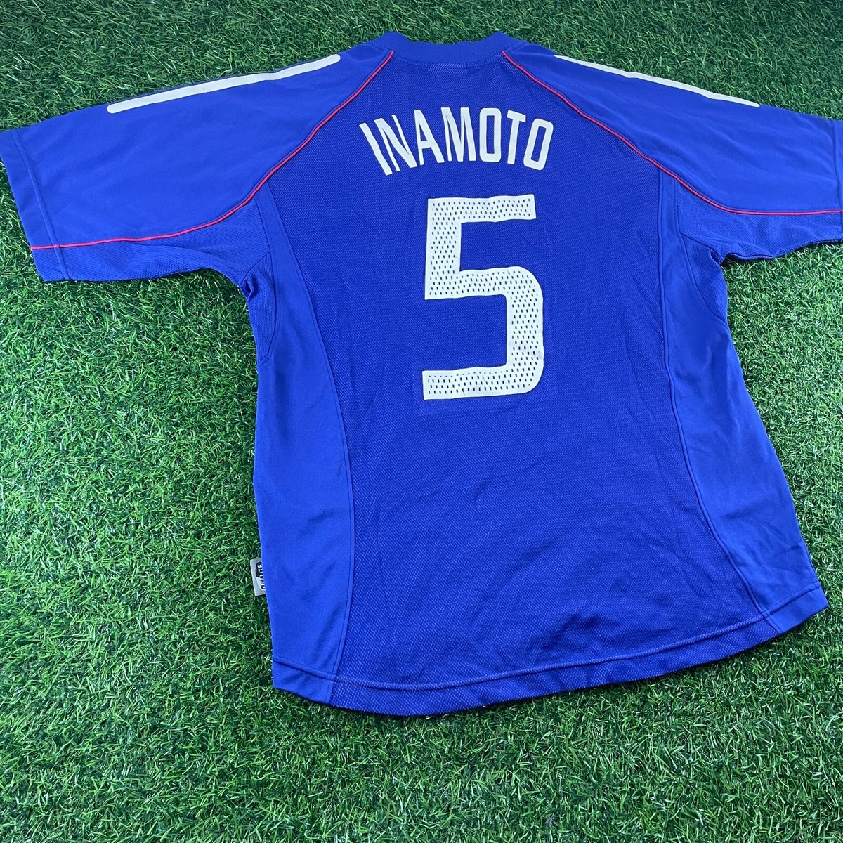 adidas サッカー 日本代表 レプリカ ユニフォーム XO 稲本 2002 Inamoto Japan 2002 Official Jersey Shirt Kit - Size L - World Cup