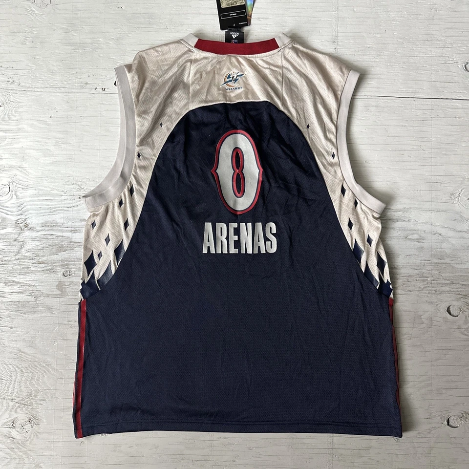 Camiseta deportiva nueva con etiquetas 2007 NBA Vegas All Star Game Gilbert Arenas Wizards talla XL Foto 2 de 4