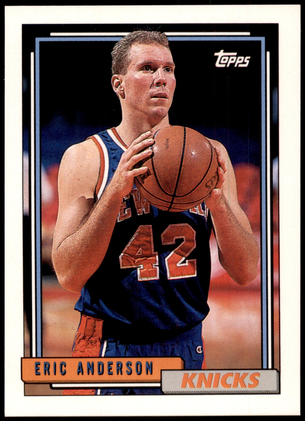 Eric Anderson #259 1992-93 Topps