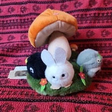 My Neighbor Totoro Studio Ghibli Sun Arrow 6.5" Mushroom Mini Totoro Soot Plush