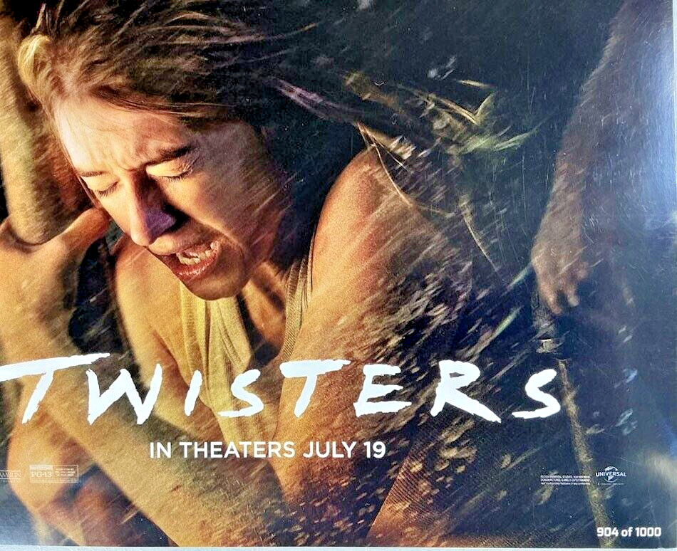 Twisters IMAX Regal Poster 12" X 18"  Number 904 of 1000